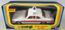 Corgi Toys 429 - Jaguar XJ12C Police Blanche Neuve Boite 1/36