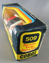 Corgi Toys 509 - Porsche Targa Police Proche Neuf Boite 1/43