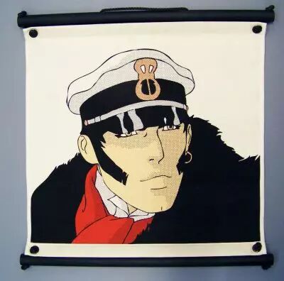 Corto Maltese - Kakemono Atelier Blaudeau 2002 (60x60cm)