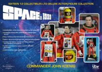 Cosmos 1999 - Sixteen 12 Deluxe Action Figure - Commander John Koenig \ Moonbase Alpha Spacesuit\ 