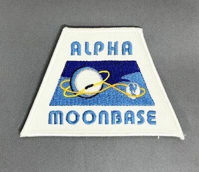 Cosmos 1999 (Space 1999) - R�plique Logo Uniforme \ Moon Base\  Patch Tissus � Coudre