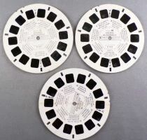 Course Automobile - 3 Disques View-Master 3D sans Pochette R&eacute;f. D 112-F
