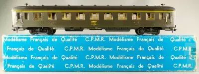 CPMR RMA 409 Ho Sncf DEV Uic Coach 1st Class B10 51 87 19-70 339-4 Green Interior Fittings Boxed