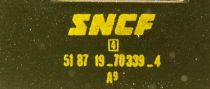CPMR RMA 409 Ho Sncf Voiture DEV Uic 1° Classe A9 51 87 19-70 339-4 Verte Aménagée en Boite