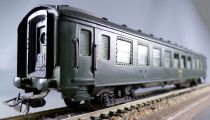 CPMR RMA 410 Ho Sncf DEV Uic Coach 2nd Class B10 51 87 20-70 670-5 Green Interior Fittings no Box 1