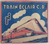 CR O Gauge Tin Mechanical Eclair Train Set Mint in Box