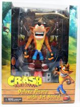 Crash Bandicoot - NECA - Crash with Jet Board - Figurine Deluxe 17cm