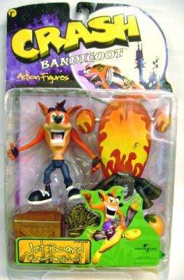 Crash Bandicoot 5.5-Inch Crash w/ Jet Board Deluxe Action Figure
