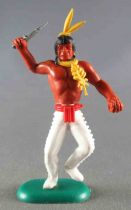 Crescent Toy - Figurine Plastique Démontable Swoppet - Far West - Indien Couteau