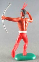 Crescent Toy - Plastic Figure Swoppet Movable - Wild West - Indian Archer