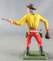 (cStarlux - Cow-Boys - Series 64 (Luxe Speciale) - Footed pistol & money bag (yellow & red) (ref 5125)