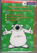 Cubitus - Cartoon Collection 1998 - Carte Anniversaire & enveloppe Tu peux choisir ce que tu veux