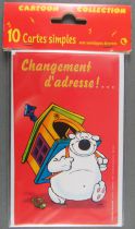 Cubitus - Cartoon Collection 1999 - 10 Cartes Changement d\'Adresse avec enveloppes