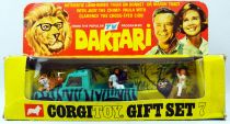 Daktari - Corgi Gift set GS7 - Land Rover 109 WB avec Figurines & Animaux en boite 1968