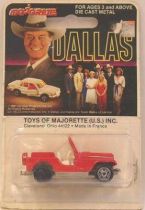 Dallas - Jeep - Mint on card Majorette 1:64