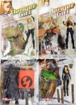 Danger Girl - Abbey Chase, Sydney Savage, Natalya Kassle & Major Maxim - McFarlane Toys (loose on card)