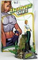 Danger Girl - Abbey Chase, Sydney Savage, Natalya Kassle & Major Maxim - McFarlane Toys (loose with cardbacks)
