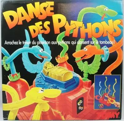 Jeu De Société Danse Des Pythons Tomy 1984, Vintage Complet Bon état