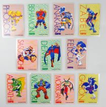 Darkstalkers - Set de 11 Lami Cards officielles - Capcom 1994