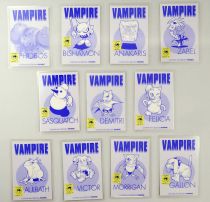 Darkstalkers - Set de 11 Lami Cards officielles - Capcom 1994