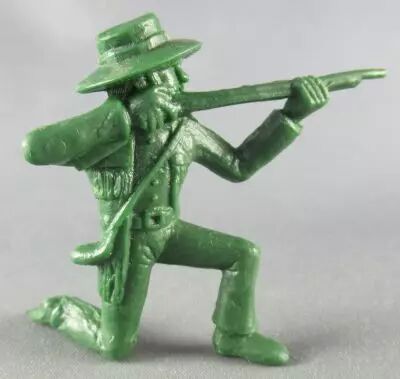 Davy Crockett - Figure by La Roche aux F�es - Series 1 - Patriot Firing Rifle kneeling