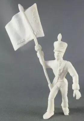 Davy Crockett - Figurine La Roche aux F�es - S�rie 3 - Am�ricain Porte Etendart