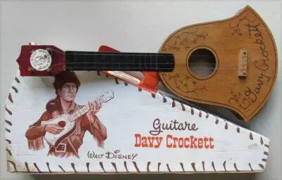 Davy Crockett - Walt Disney - Guitare de Davy Crockett (R�plique pour enfant)