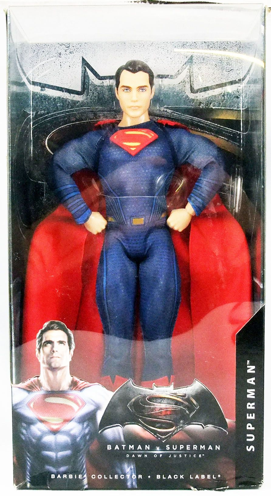 BARBIE COLLECTOR BATMAN V SUPERMAN DAWN OF JUSTICE 12" SUPERMAN DGY06 