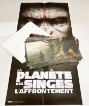 Dawn of the Planet of the Apes - French Promotional Kit (10 Lobby Cards + 4 Insert Posters) 