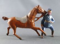 D.C. (Domage & Cie) - Figurine Plomb Creux 85 mm - Cavalier Général Italien Démontable