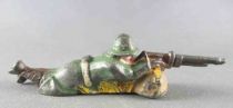 D.C. (Domage and Cie) - Hollow Lead Soldiers 50mm - French Army Fighting Firing MG Laying