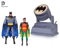 DC Collectibles - Batman The Animated Series - Batmobile (Deluxe Edition with Batman & Robin)