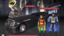 DC Collectibles - Batman The Animated Series - Batmobile (Edition Deluxe avec Batman & Robin)