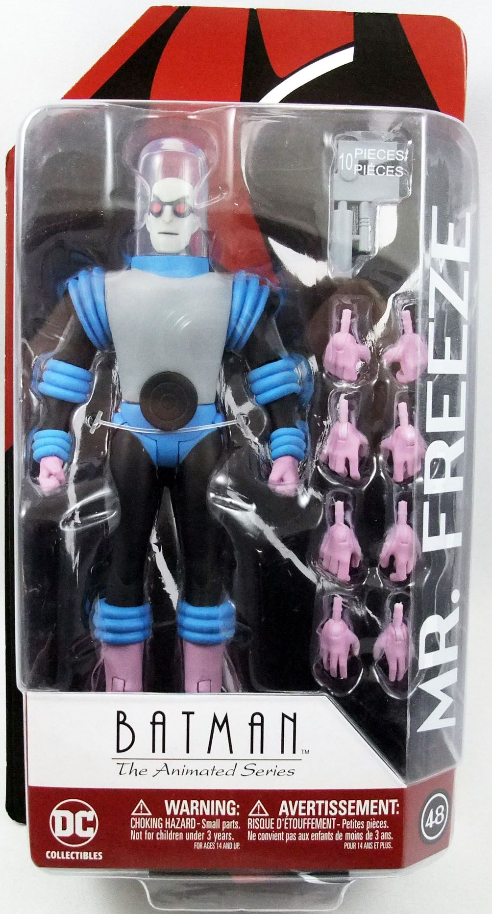 DC Collectibles Batman Animated Series MR FREEZE action Figure old 7" mn7 