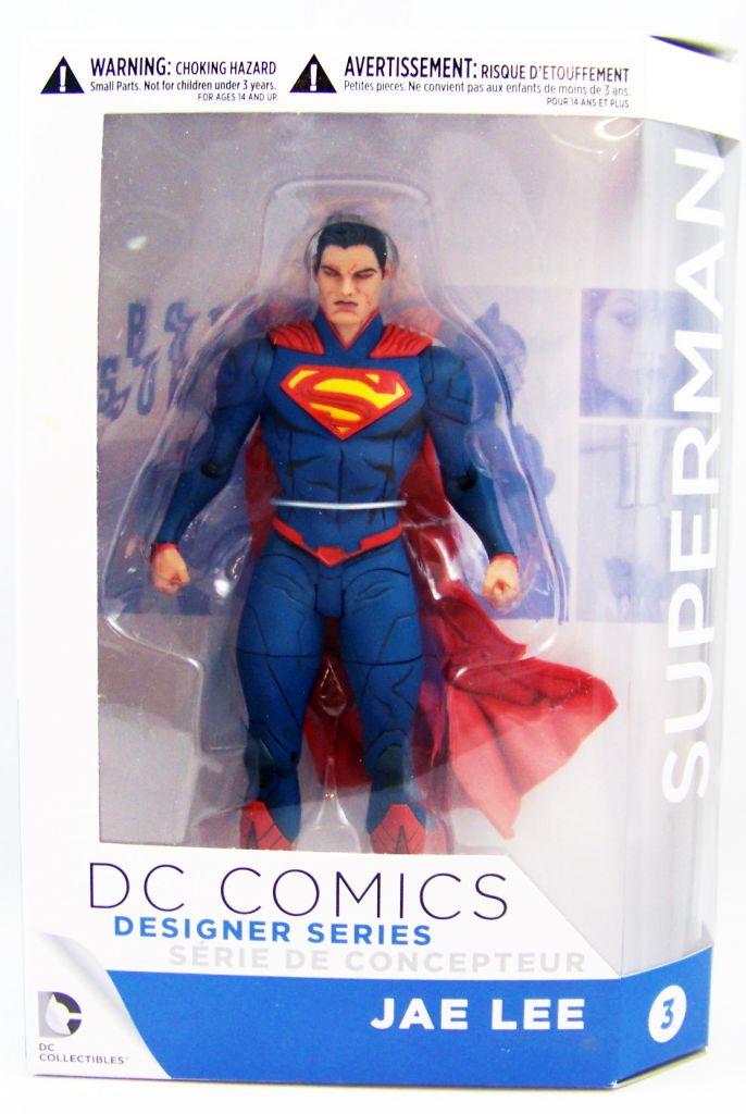 SUPERMAN ~ DC COMICS DESIGNER SERIES COLLECTIBLES JAE LEE  ACTION FIGURE 6" #J6 