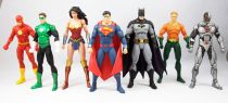 DC Comics Icons - Justice League (loose) : Superman, Batman, Wonder Woman, Flash, Aquaman, Cyborg, Green Lantern