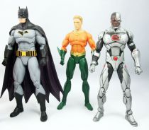 DC Comics Icons - Justice League (loose) : Superman, Batman, Wonder Woman, Flash, Aquaman, Cyborg, Green Lantern