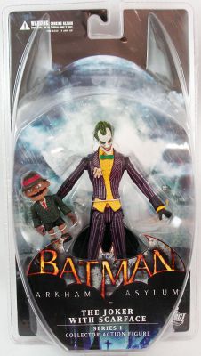 Batman DC Arkham Asylum The Joker With Scarface Series 1 Action Figure 2011 MOSC for sale online 