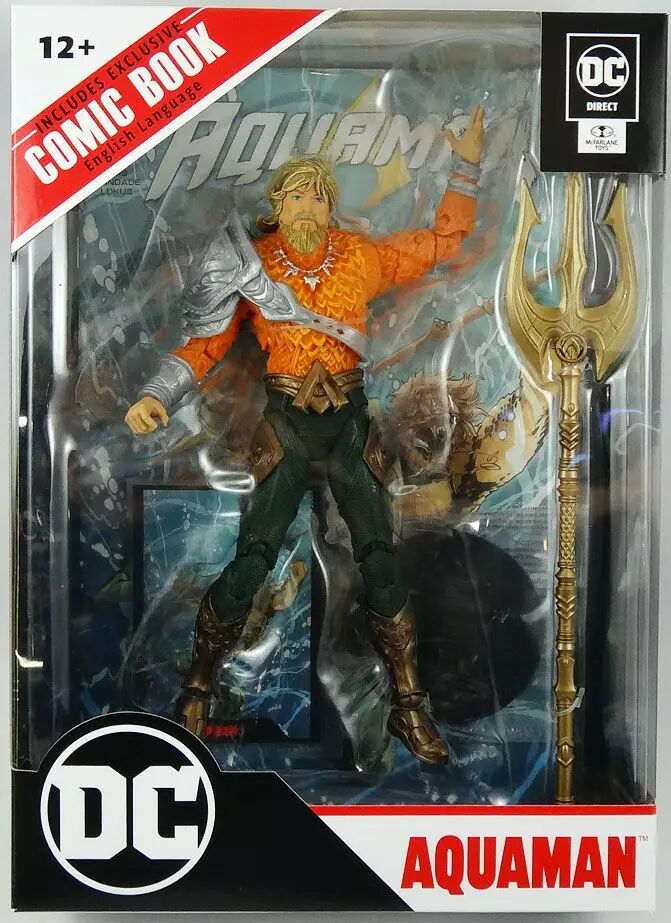 DC Direct Page Punchers - Aqualad Figura 17,8 Cm Con Fumetto E Base, Wave 3, McFarlane Toys