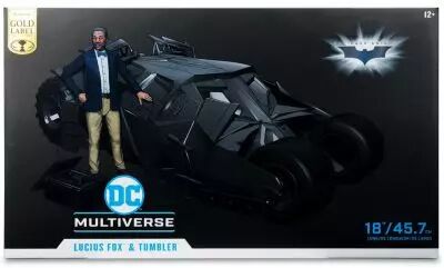 DC Multiverse - McFarlane Toys - Tumbler & Lucius Fox (The Dark Knight)