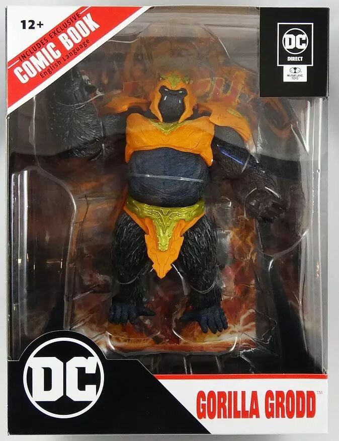 McFarlane Toys – Action Figure Gorilla Grodd 30 Cm – DC Multiverse – Con Fumetto E Base