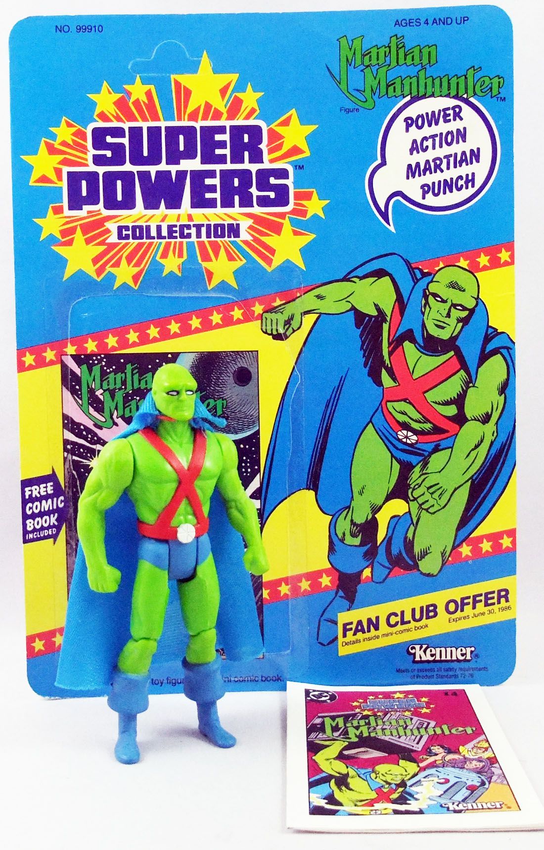 DC Kenner Super Powers Martian Man Hunter Replica Custom Cape Cape Only 