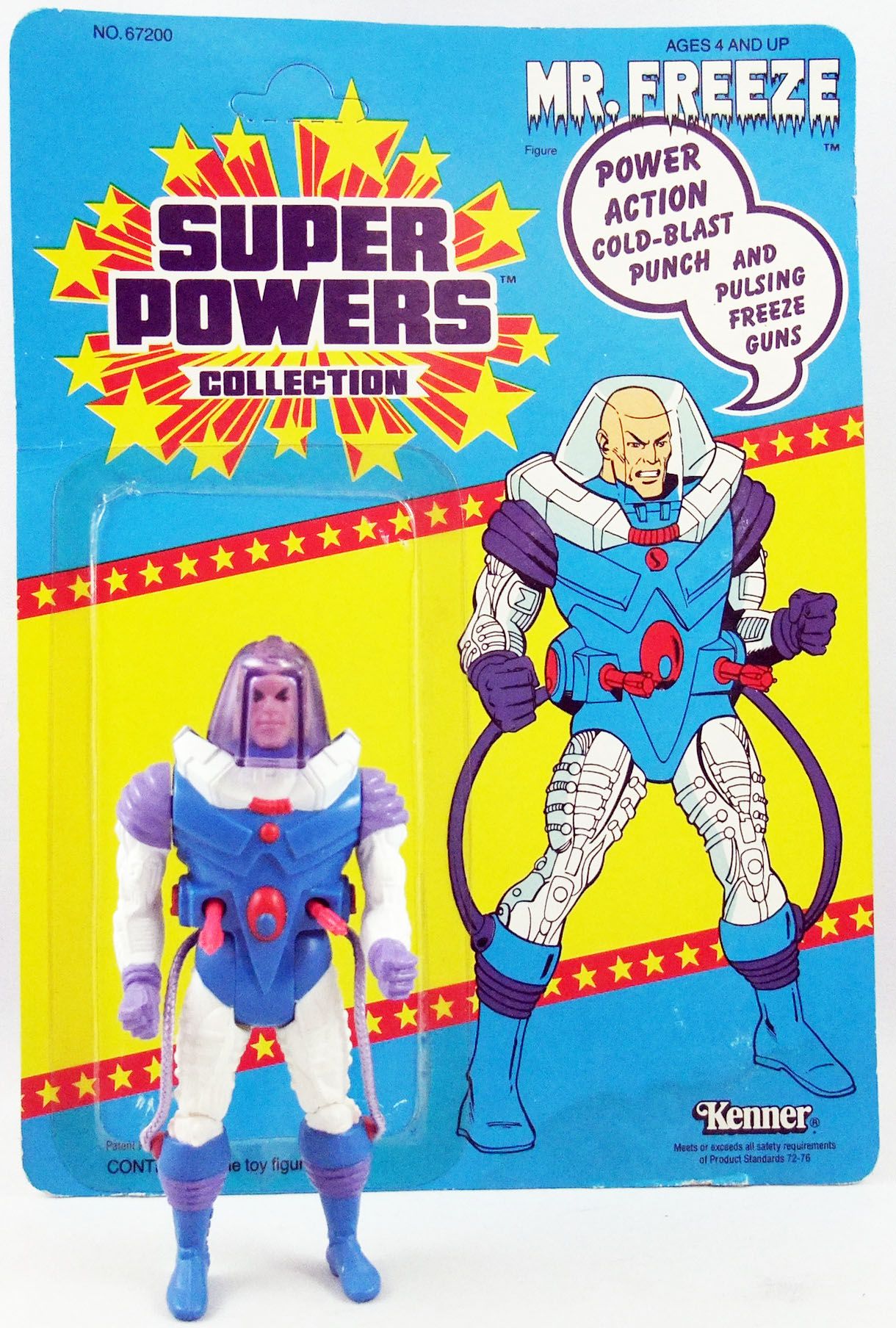 DC Comics Super-Heroes Toybiz Mr Freeze MINT ON CARD Kenner 