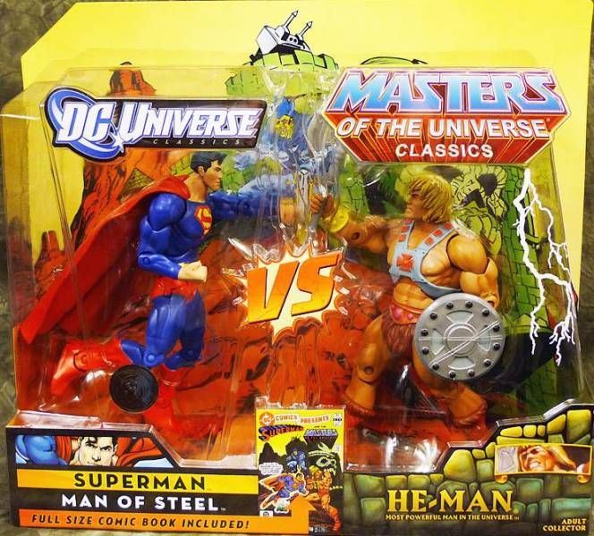 DC vs Masters of the Universe Classics SUPERMAN VS HE-MAN