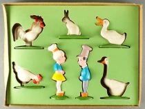 Delacoste - The Farm - Farm Figures Set N&deg;1000 Mint in Box