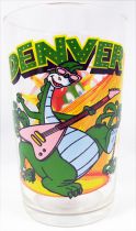 Denver le Dernier Dinosaure - Verre Amora - Denver à la guitare