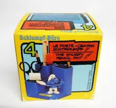 Desktop Smurf (Schlumpf B�ro) - Schleich - 53104 Smurfy Pencil Pot