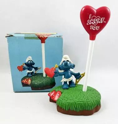 Desktop Smurf (Schlumpf B�ro) - Schleich/Mafi - 7906 Love Smurf Pen Set