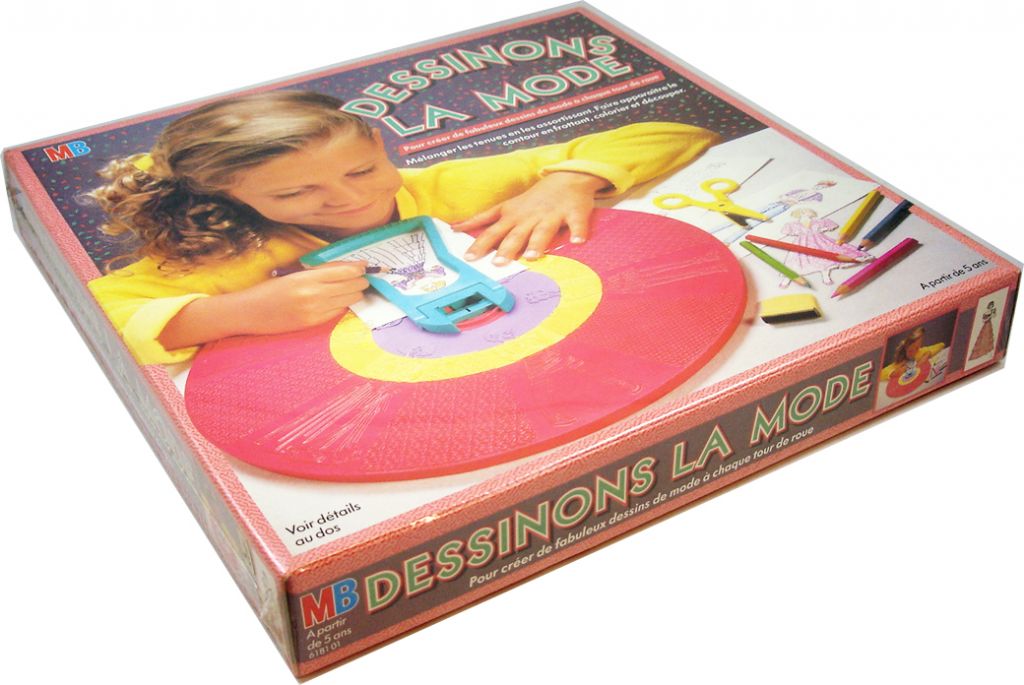 Dessinons la mode - Drawing board - Milton Bradley 1990