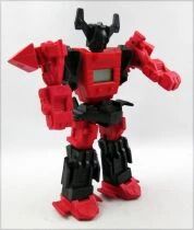 Diaclone - Multi Force 14 - Figurine Gomme avec horloge digitale - Avifrance 1983